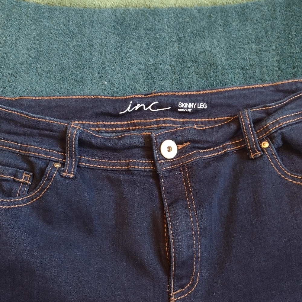 INC Macy's women's jeans size 14 Curvy fit